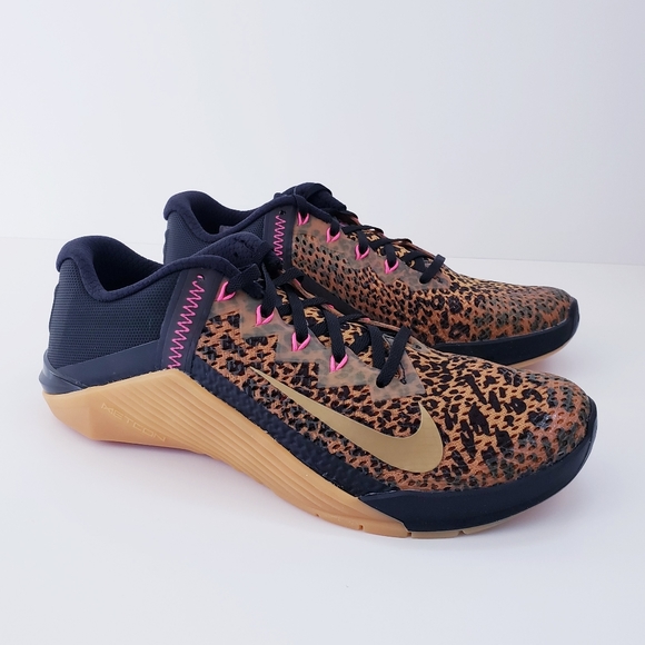 Nike Shoes | Nike Womens Metcon 6 Training Shoes Leopard Print | Poshmark